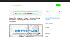 Desktop Screenshot of instamarketer.com